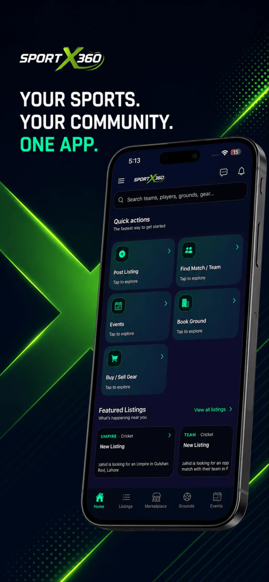 SportX360 app